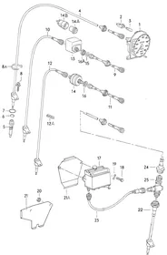 Speedometer — VW GTI factory diagram