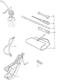 Jack — VW GTI factory diagram