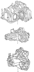Gearbox, complete — VW GTI factory diagram