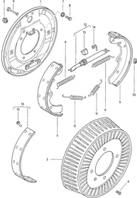 Back plate — VW GTI factory diagram