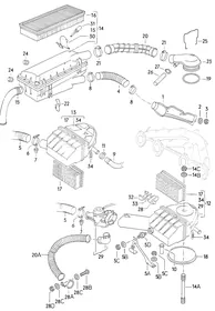 Air filter — VW GTI factory diagram