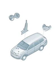 Type plates — VW GTI factory diagram