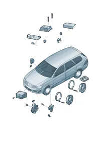 Radio — VW GTI factory diagram