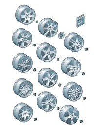 Genuine accessories — VW GTI factory diagram