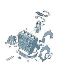 Engine oil — VW GTI factory diagram