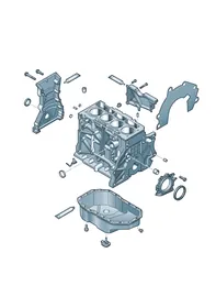 Cylinder block — VW GTI factory diagram