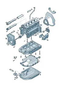 Crankcase — VW GTI factory diagram