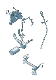Oil pump — VW GTI factory diagram