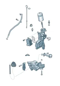 Oil filter — VW GTI factory diagram