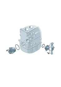 Coolant pump — VW GTI factory diagram
