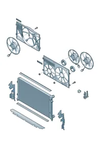 Twin fan ring — VW GTI factory diagram