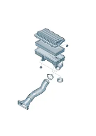 Air filter — VW GTI factory diagram