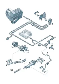 Exhaust gas recirculation — VW GTI factory diagram