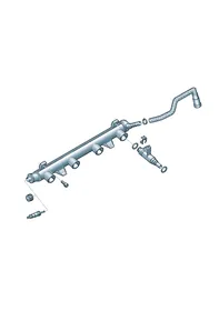 Fuel rail — VW GTI factory diagram