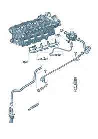 Fuel pump — VW GTI factory diagram