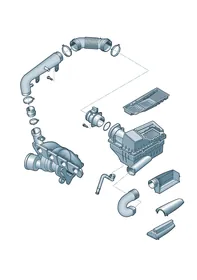 Air filter — VW GTI factory diagram