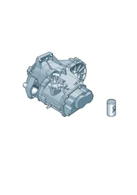 6-speed manual transmission — VW GTI factory diagram