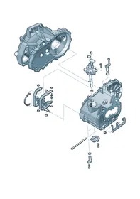Shift rod — VW GTI factory diagram