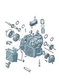 Oil pump — VW GTI factory diagram