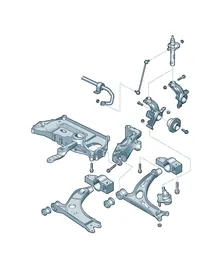 Wishbone — VW GTI factory diagram