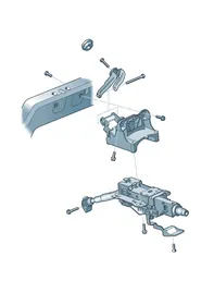 Steering column — VW GTI factory diagram