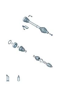 Drive shaft — VW GTI factory diagram