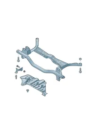 Rear axle beam — VW GTI factory diagram