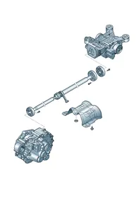 Cardan shaft — VW GTI factory diagram