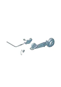 Brake cable — VW GTI factory diagram