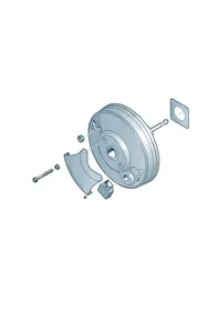 Brake servo — VW GTI factory diagram