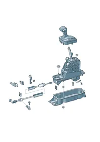 Selector mechanism — VW GTI factory diagram