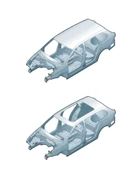 Body — VW GTI factory diagram