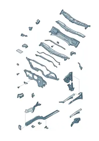Side member — VW GTI factory diagram