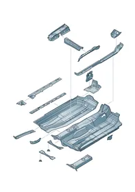 Bottom plate — VW GTI factory diagram