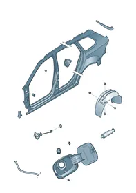 Sectional parts — VW GTI factory diagram