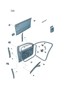 Doors — VW GTI factory diagram