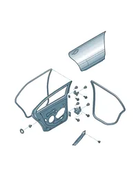 Doors — VW GTI factory diagram