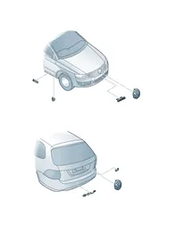 Inscriptions/lettering — VW GTI factory diagram