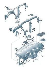 Cross member — VW GTI factory diagram