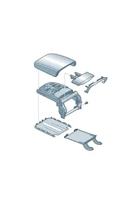 Armrest — VW GTI factory diagram