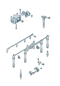 Ignition coil — VW GTI factory diagram