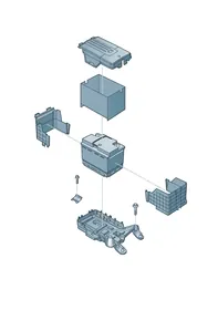Battery — VW GTI factory diagram