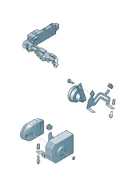 Anti-theft alarm system — VW GTI factory diagram