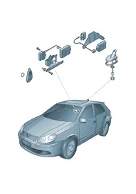 Electrical parts — VW GTI factory diagram