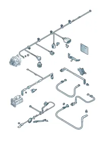 Wiring set — VW GTI factory diagram