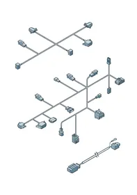 Wiring harness — VW GTI factory diagram