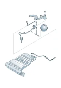 Vacuum system — VW GTI factory diagram