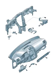 Reinforcement plate — VW GTI factory diagram