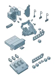 Onboard supply control unit — VW GTI factory diagram