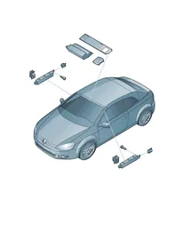 Aerial — VW GTI factory diagram